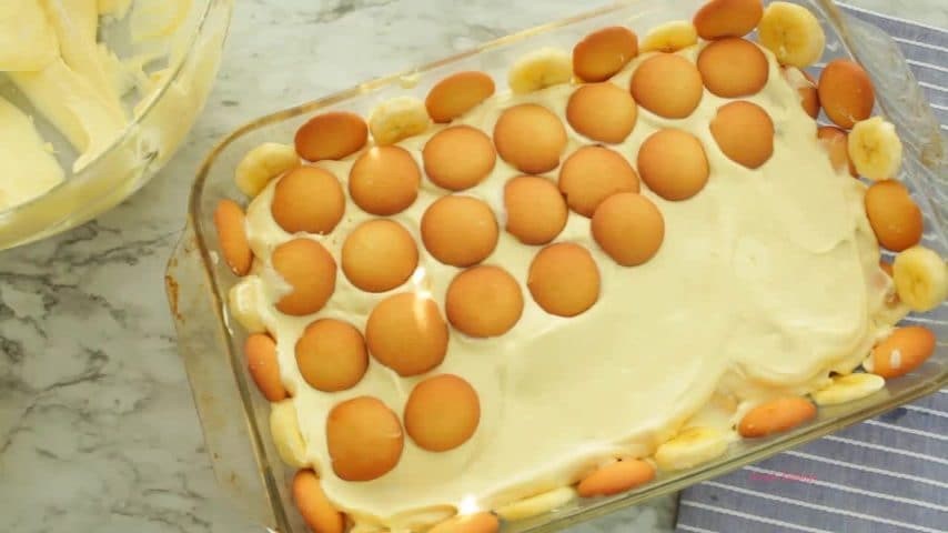 Banana Pudding with Whipped Cream (1/2 Pan)